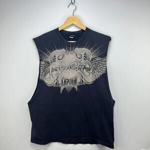 Vintage Y2K Tapout MMA T-shirt XL Sleeveless Tanktop Gym